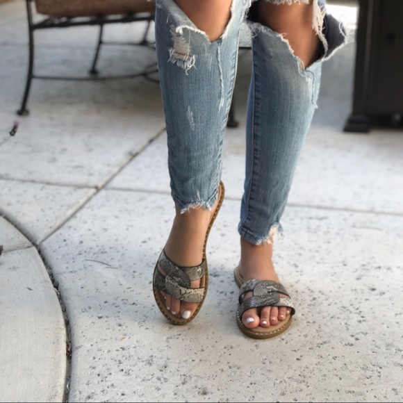 CLEARANCE-FIRM‼️Sugar Snakeskin Slip On’s - Picture 5 of 8